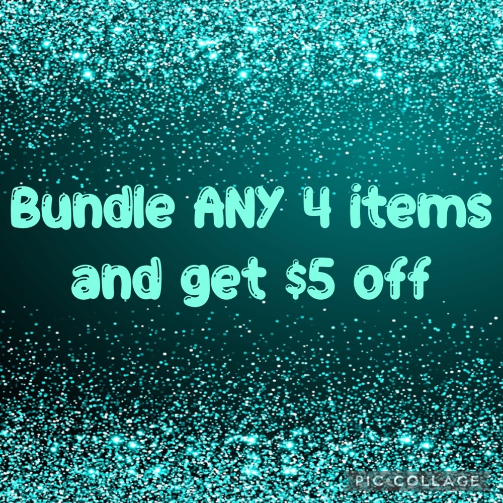 Bundle any 4 items and get $5 off